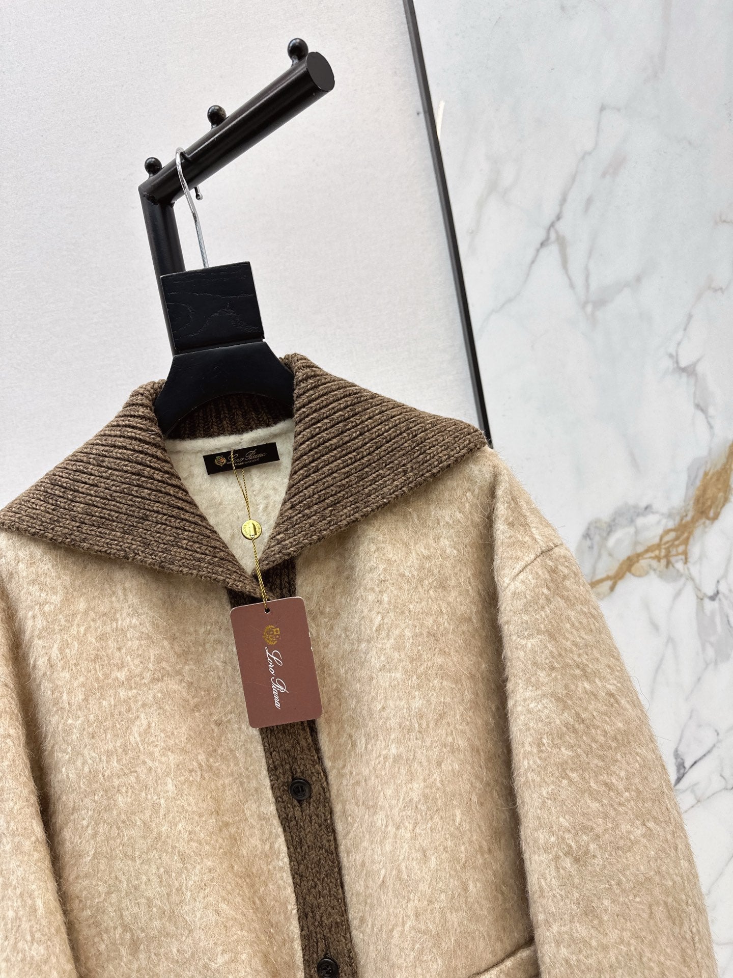 25FW  contrast woolen jacket