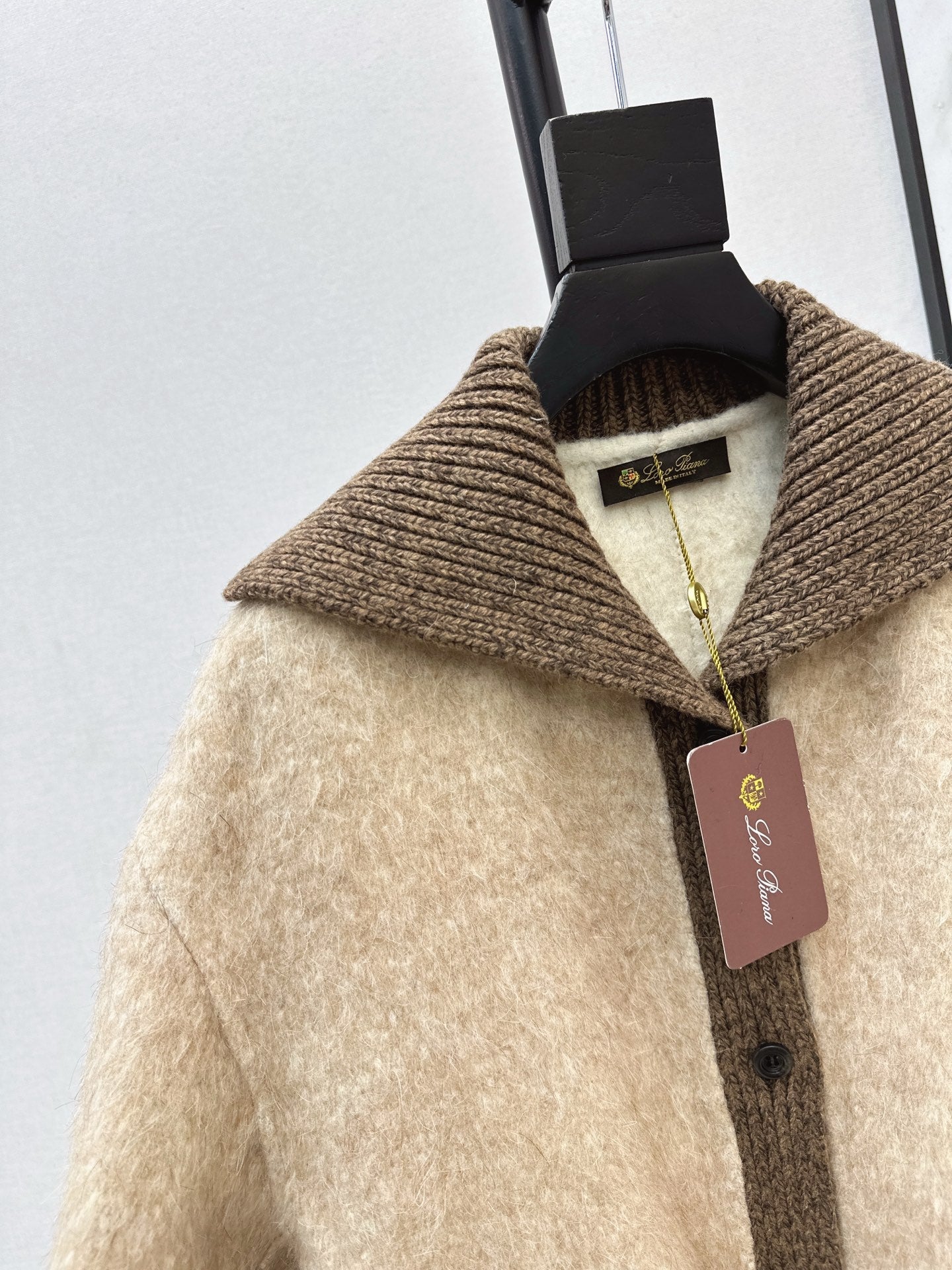 25FW  contrast woolen jacket