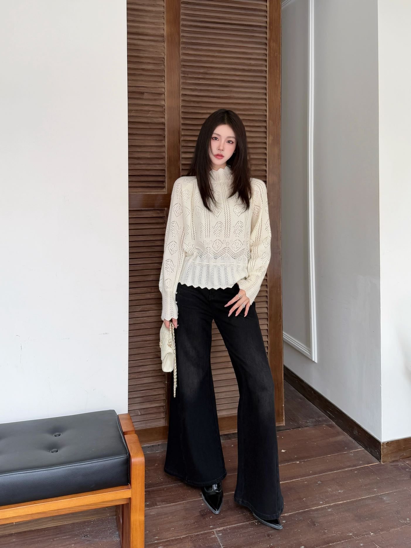 26SS Kordelzug-Pullover