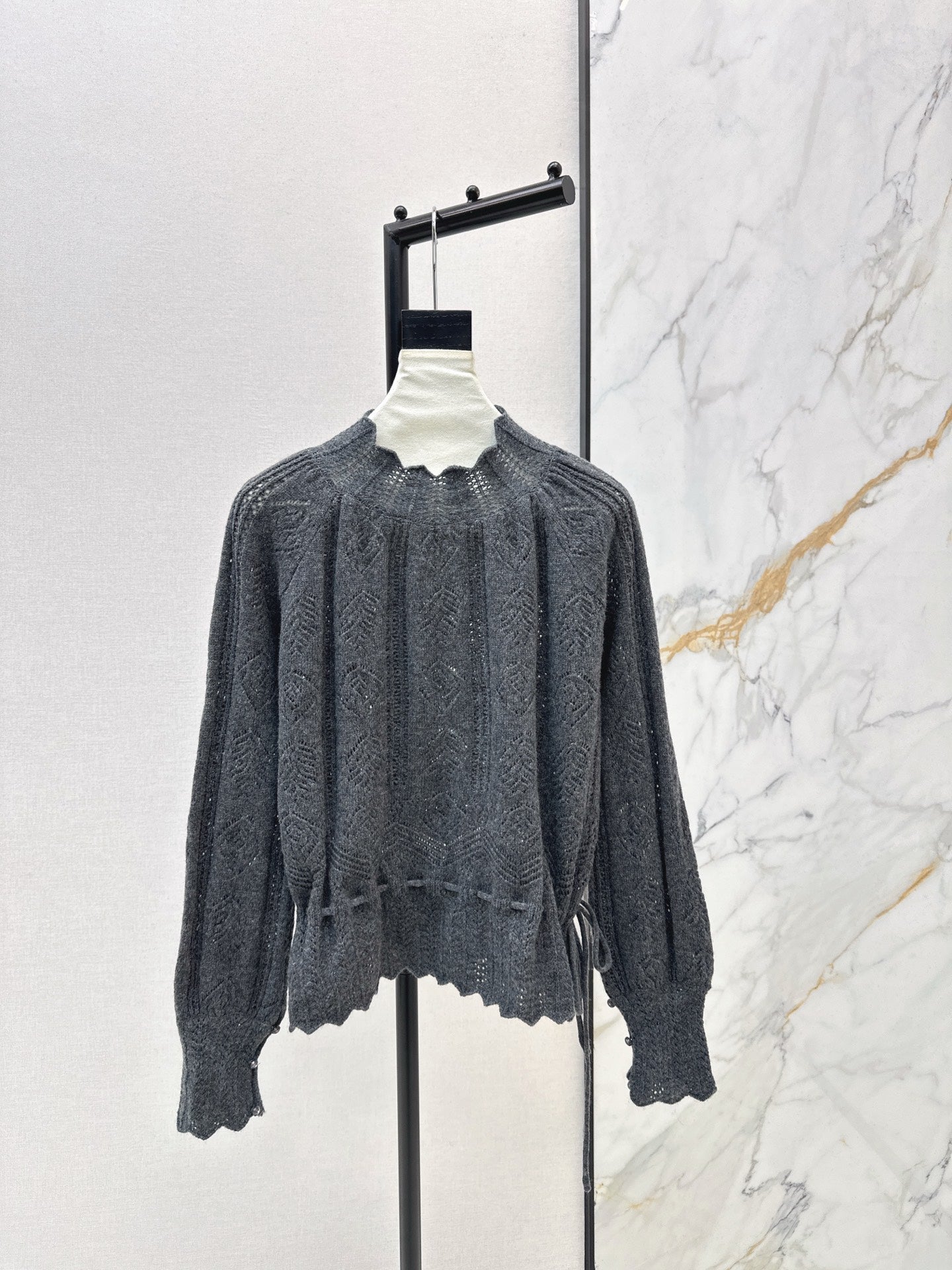 26SS Kordelzug-Pullover