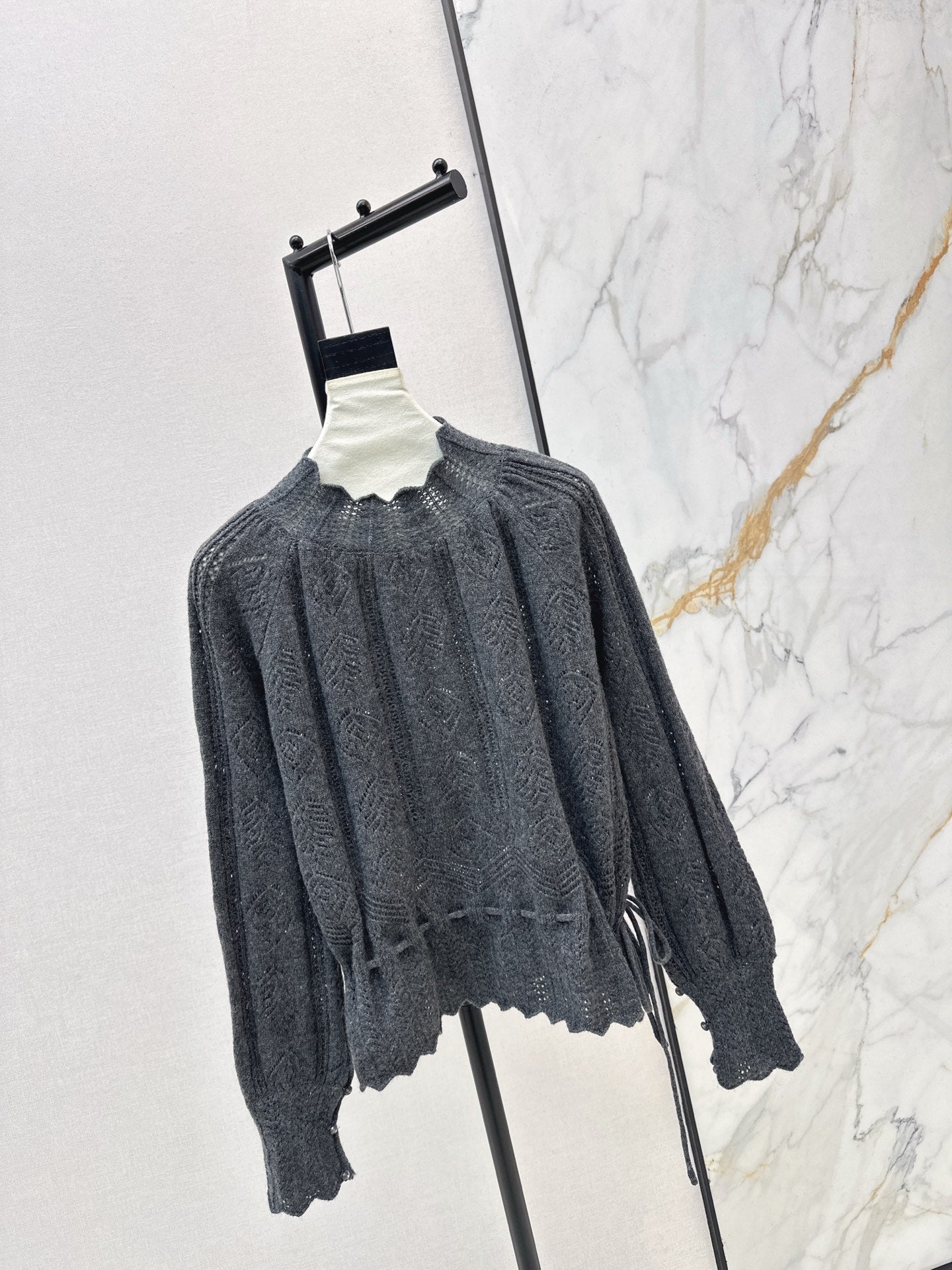 26SS Kordelzug-Pullover