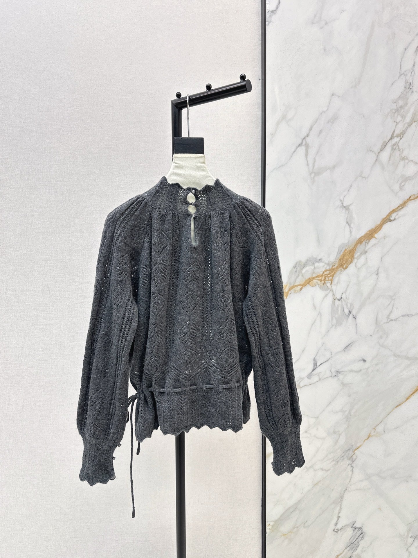 26SS Kordelzug-Pullover