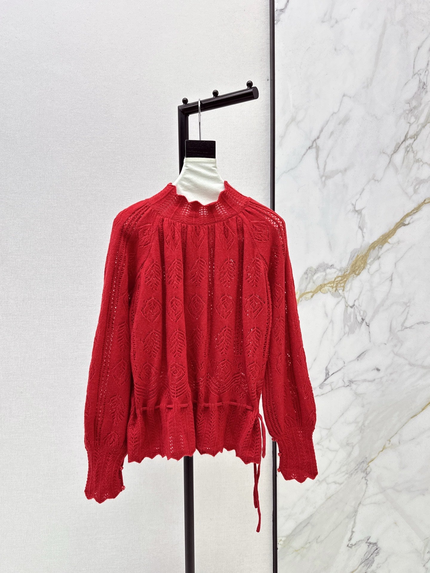 26SS Kordelzug-Pullover