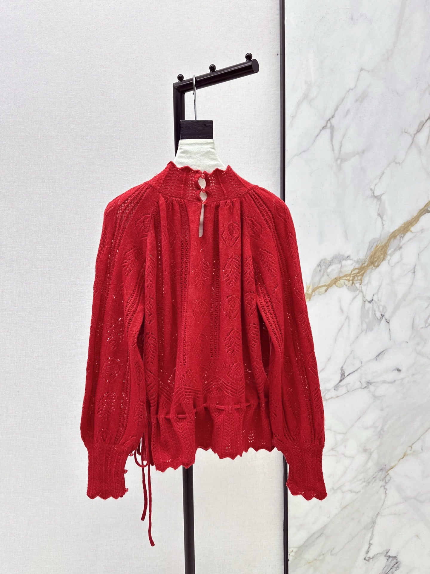 26SS Kordelzug-Pullover