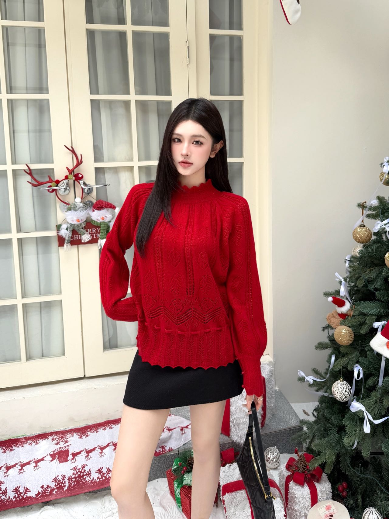 26SS Kordelzug-Pullover
