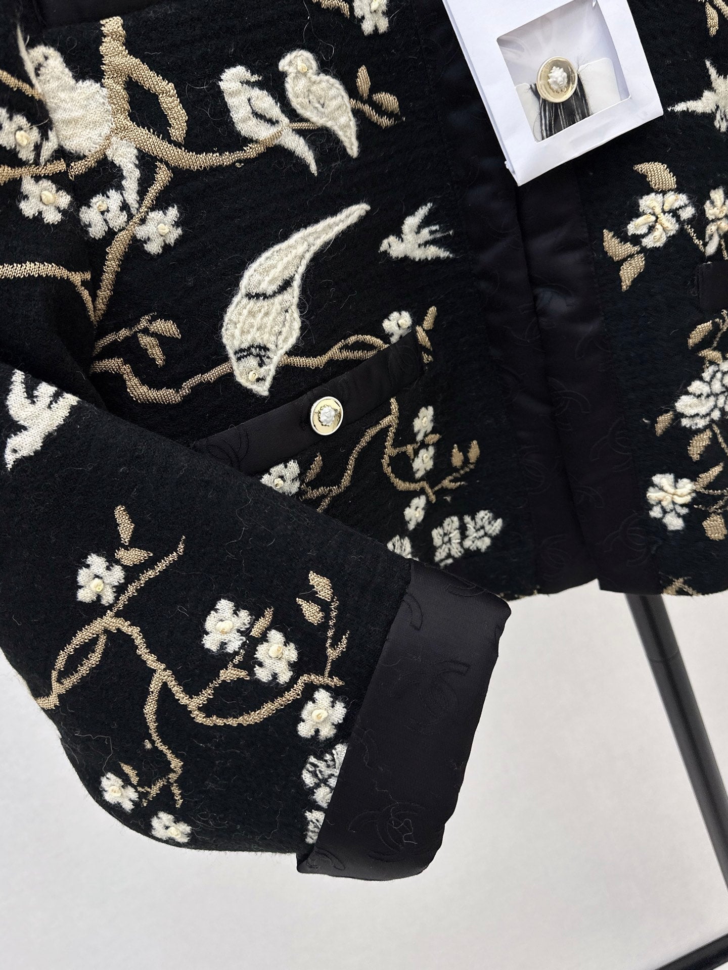 26SS bestickte Jacquard-Jacke
