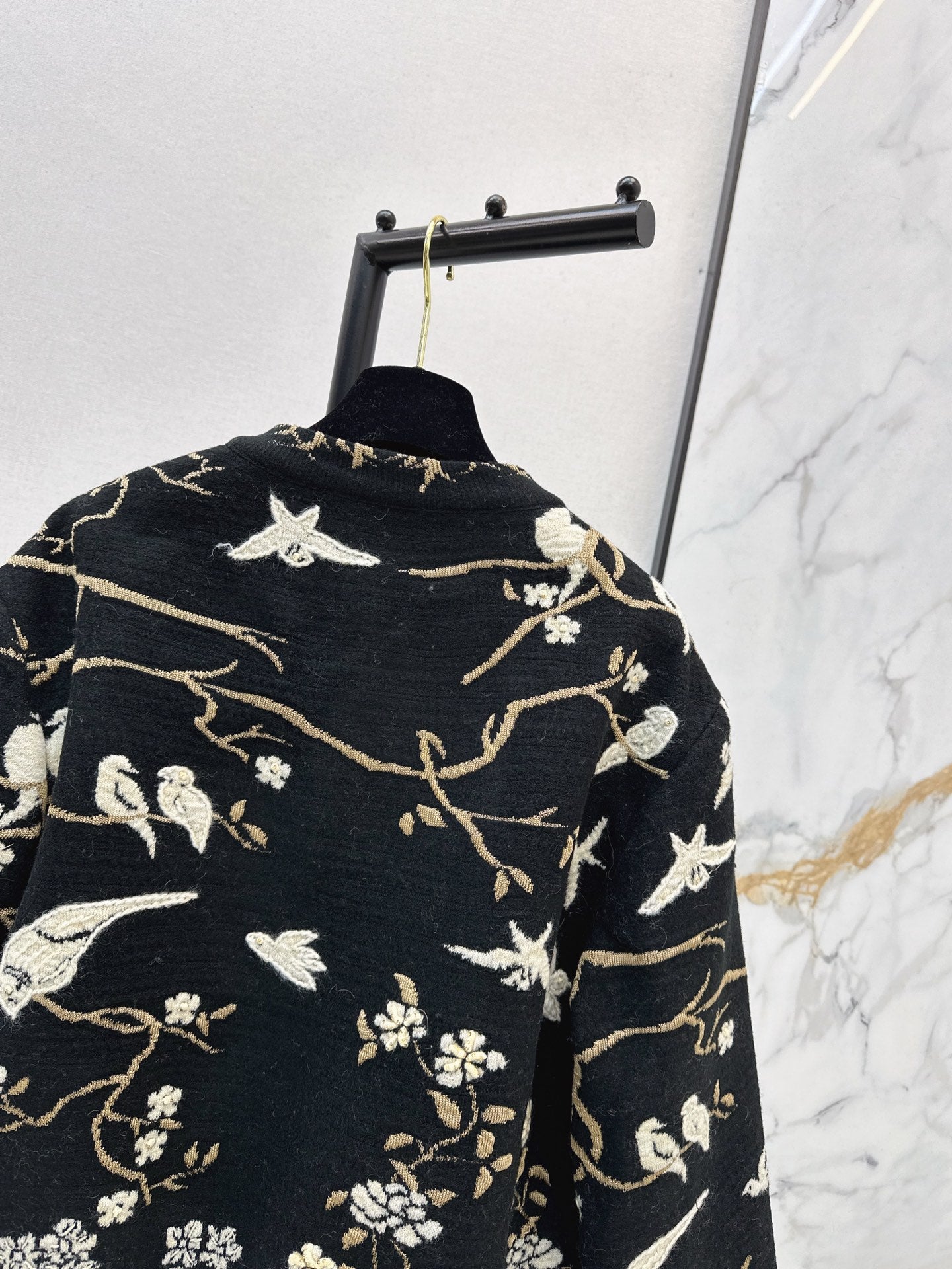 26SS bestickte Jacquard-Jacke
