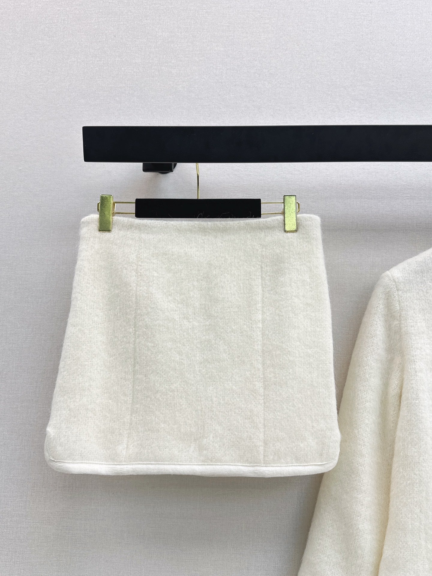 26SS  woolen jacket skirts outfit sets