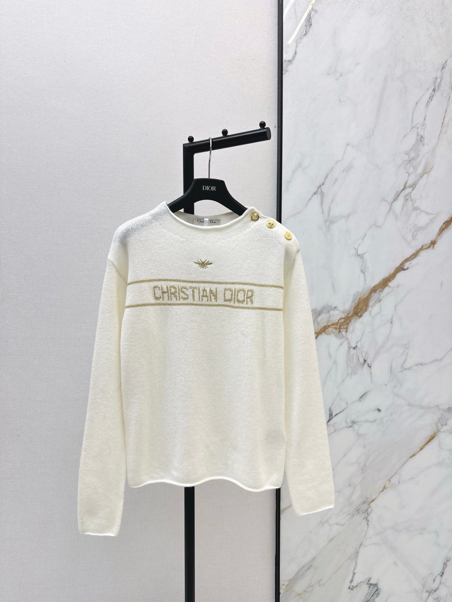 26SS  embroidery cashmere sweater