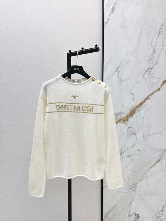 26SS  embroidery cashmere sweater