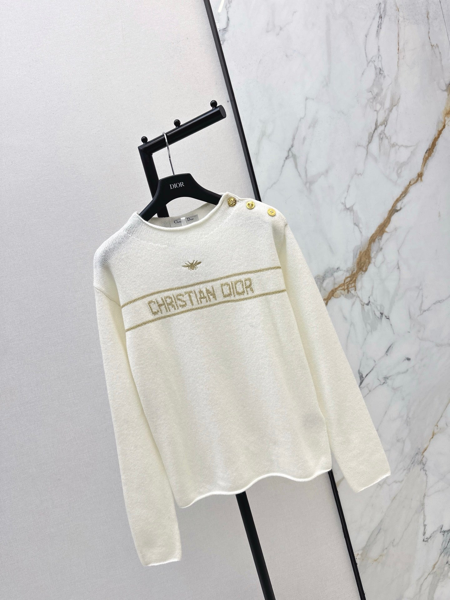 26SS  embroidery cashmere sweater