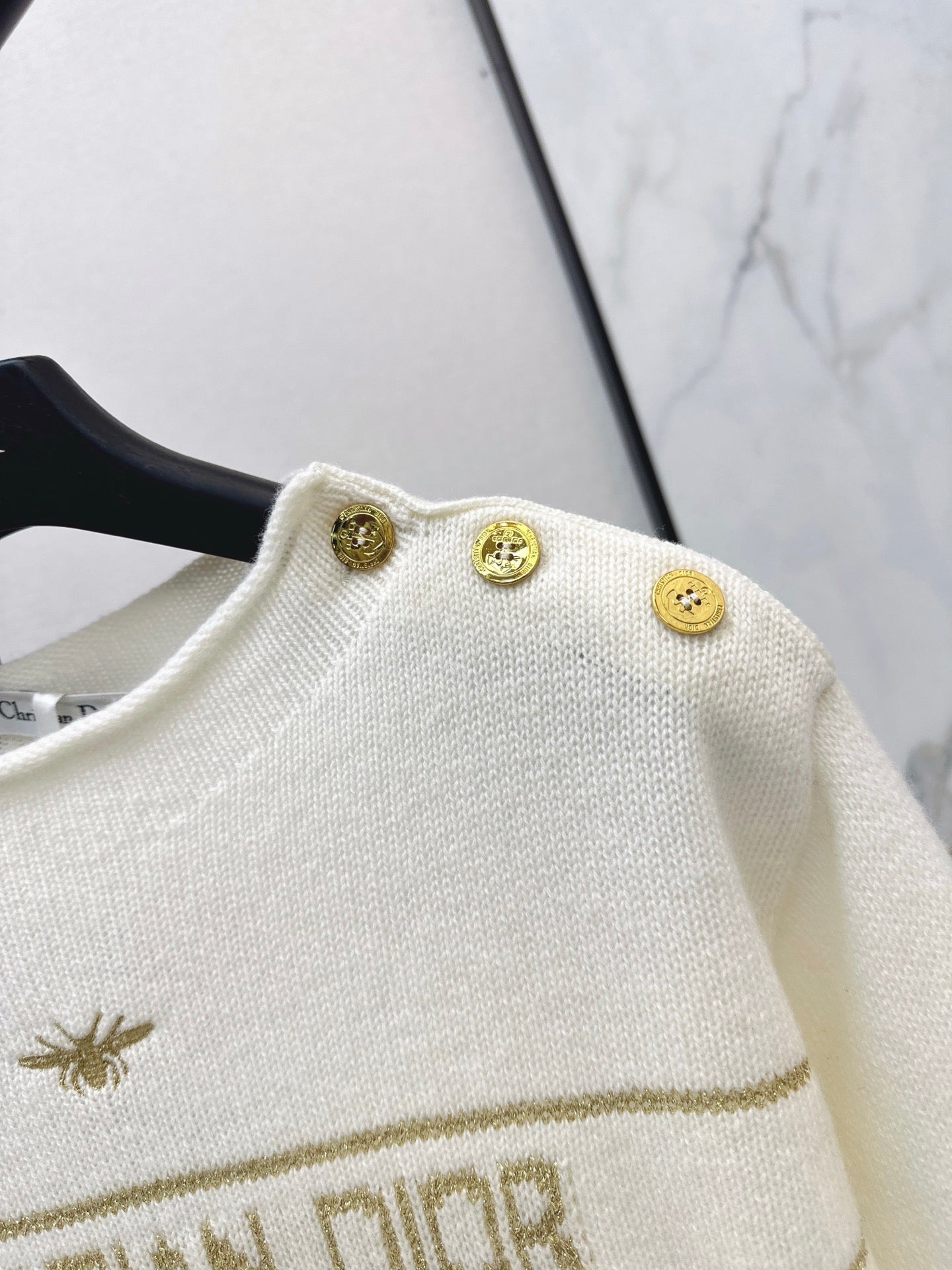 26SS  embroidery cashmere sweater