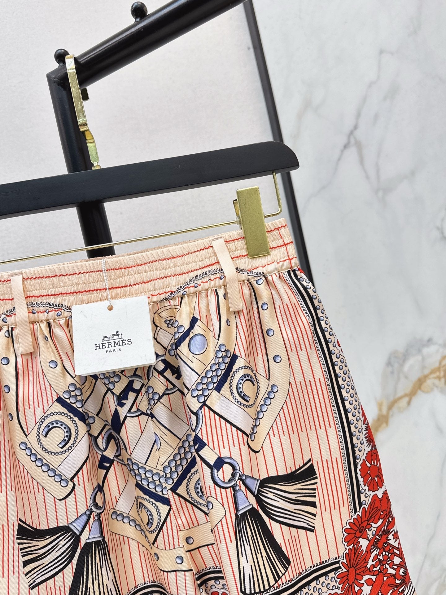 26SS print silk short