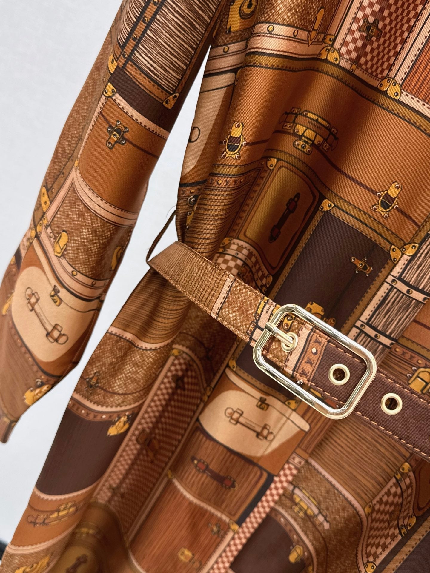 26SS print silk dress