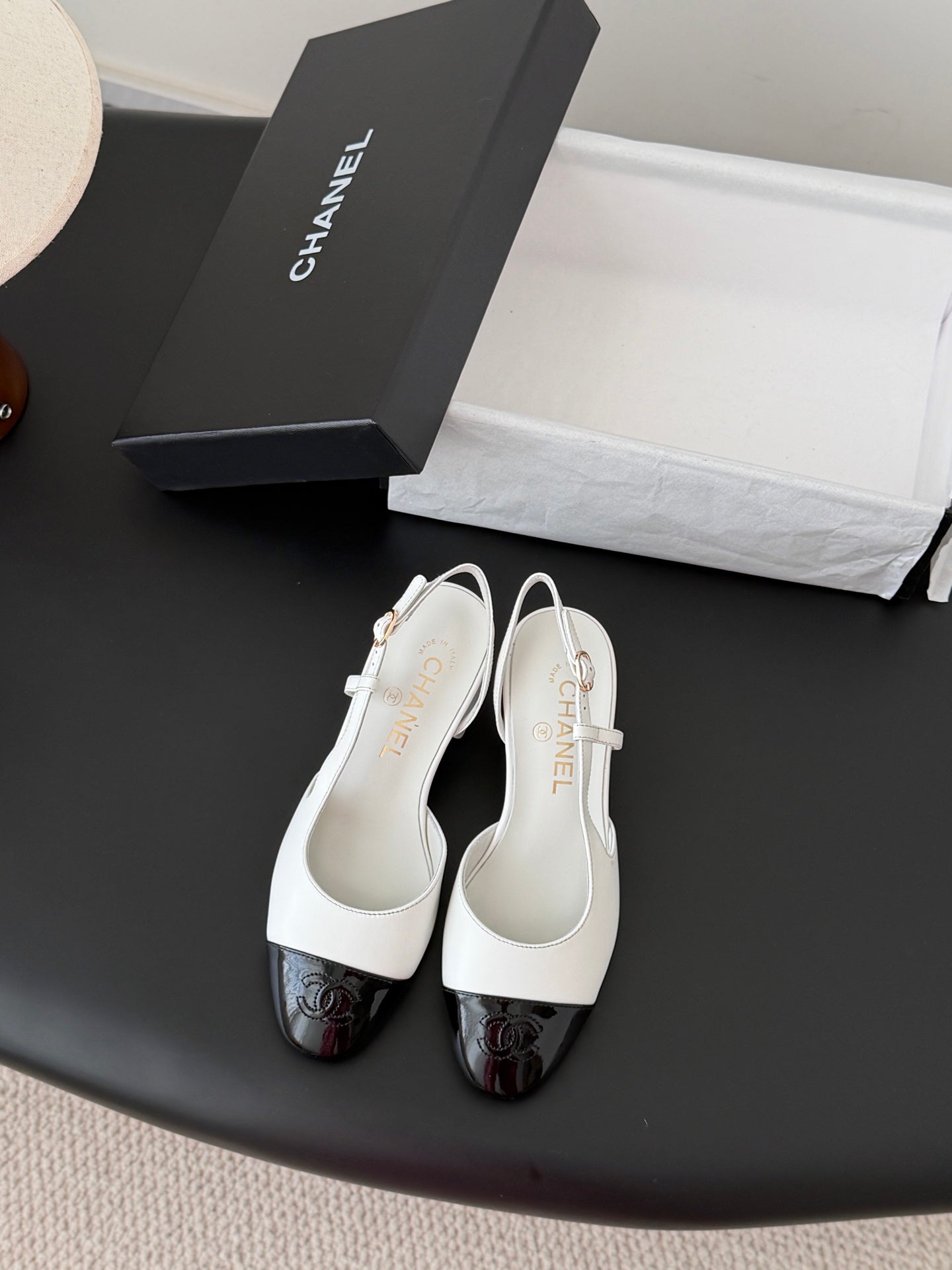 25FW Slingback Chunky Mary Jane Schuhe