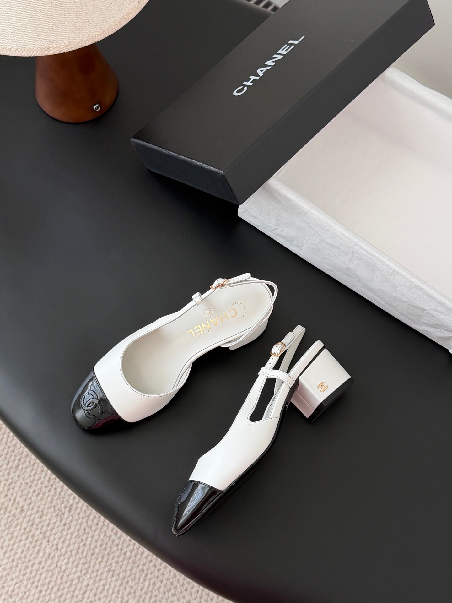 25FW Slingback Chunky Mary Jane Schuhe