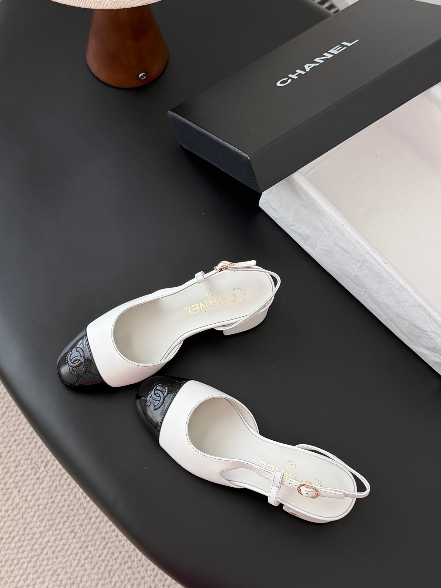 25FW Slingback Chunky Mary Jane Schuhe