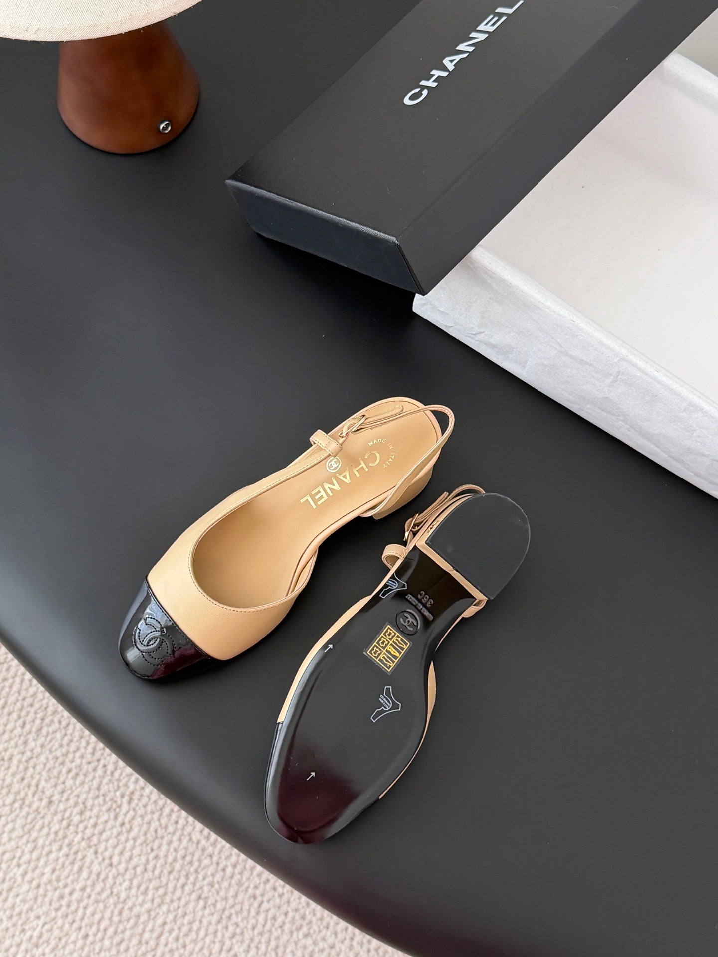 25FW Slingback Chunky Mary Jane Schuhe