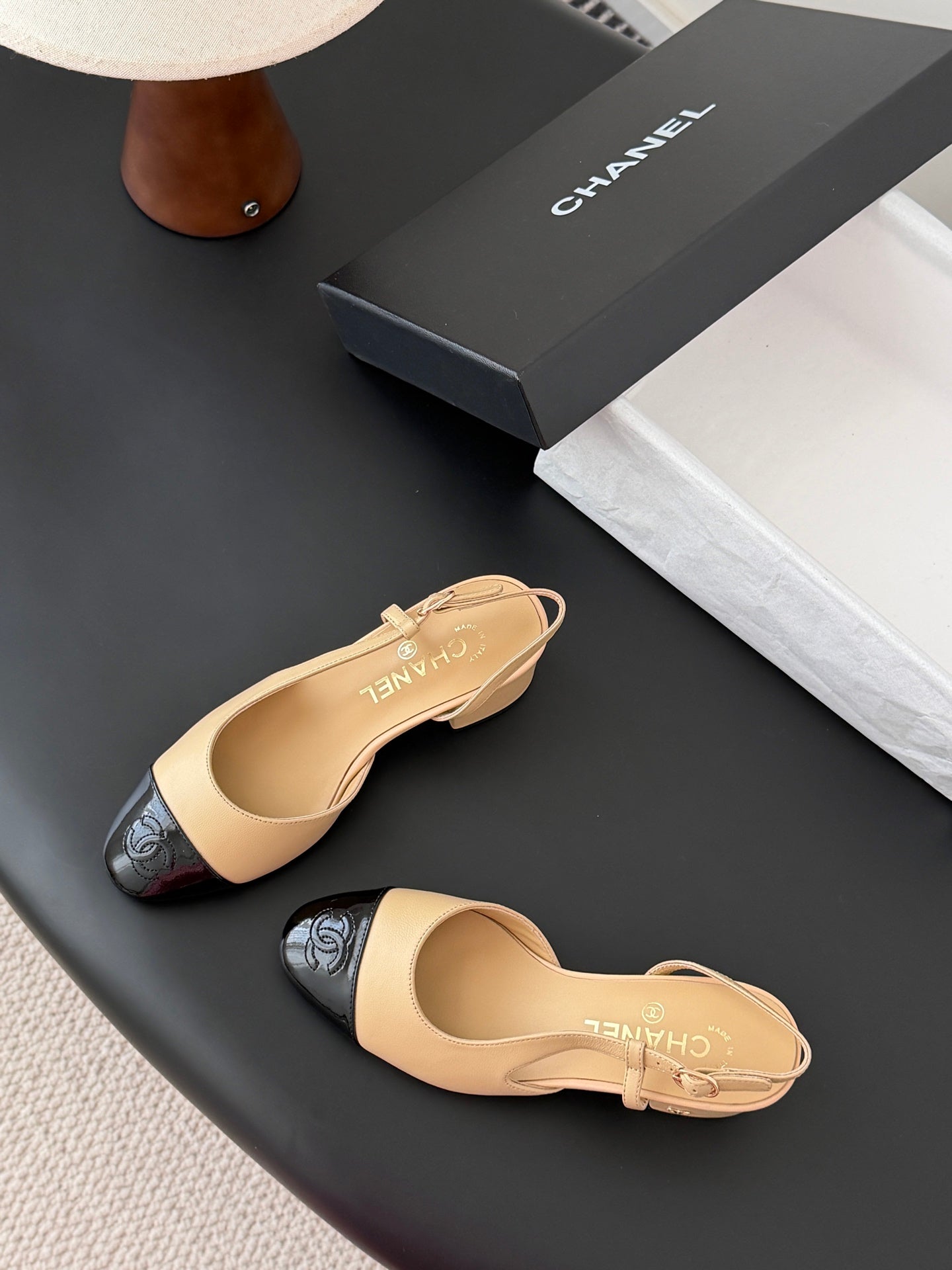 25FW Slingback Chunky Mary Jane Schuhe
