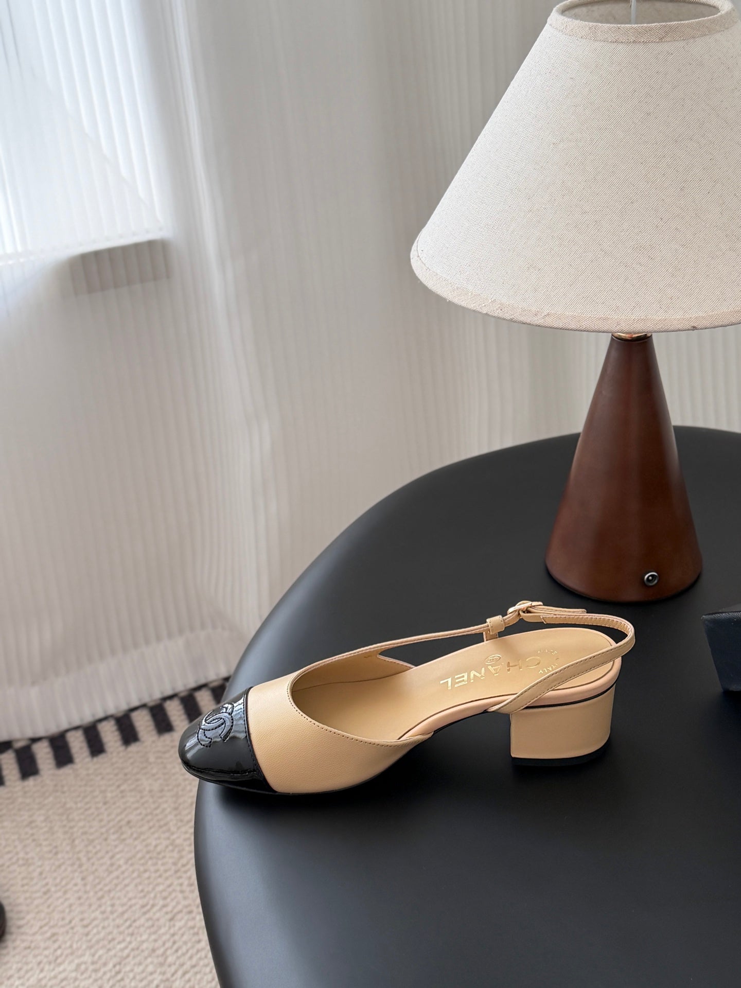 25FW Slingback Chunky Mary Jane Schuhe