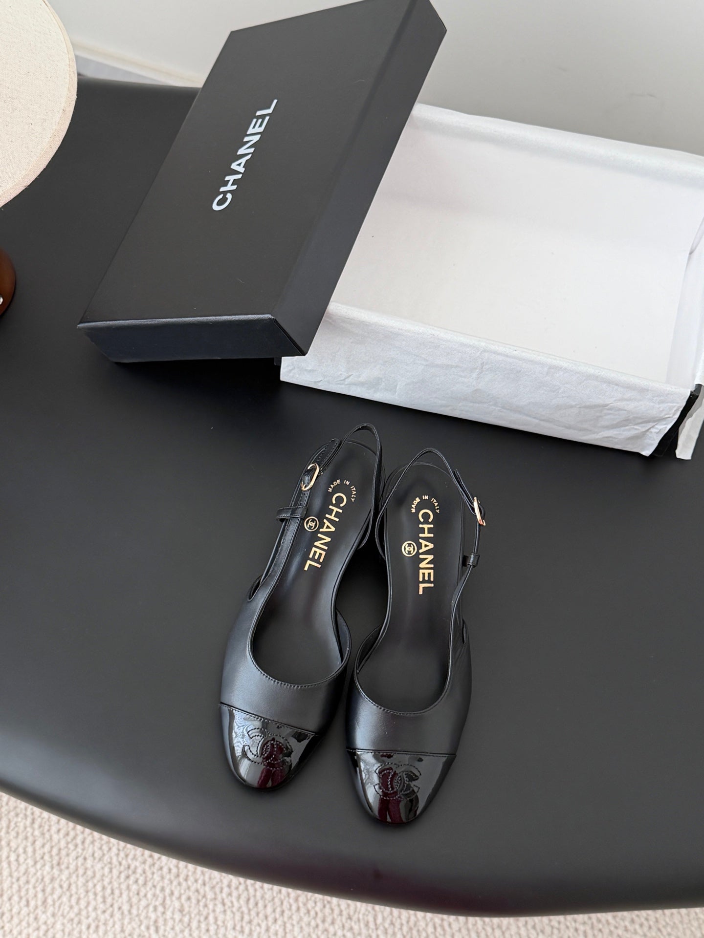 25FW Slingback Chunky Mary Jane Schuhe