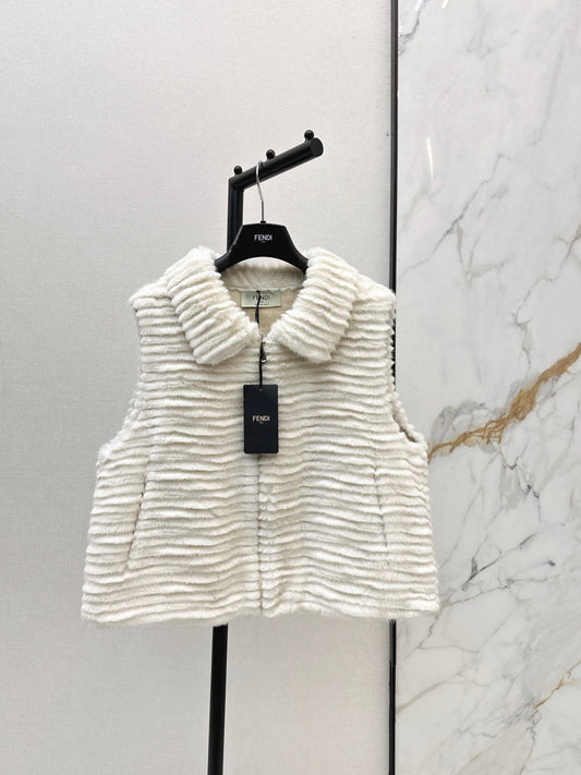 25FW  fur vest jacket