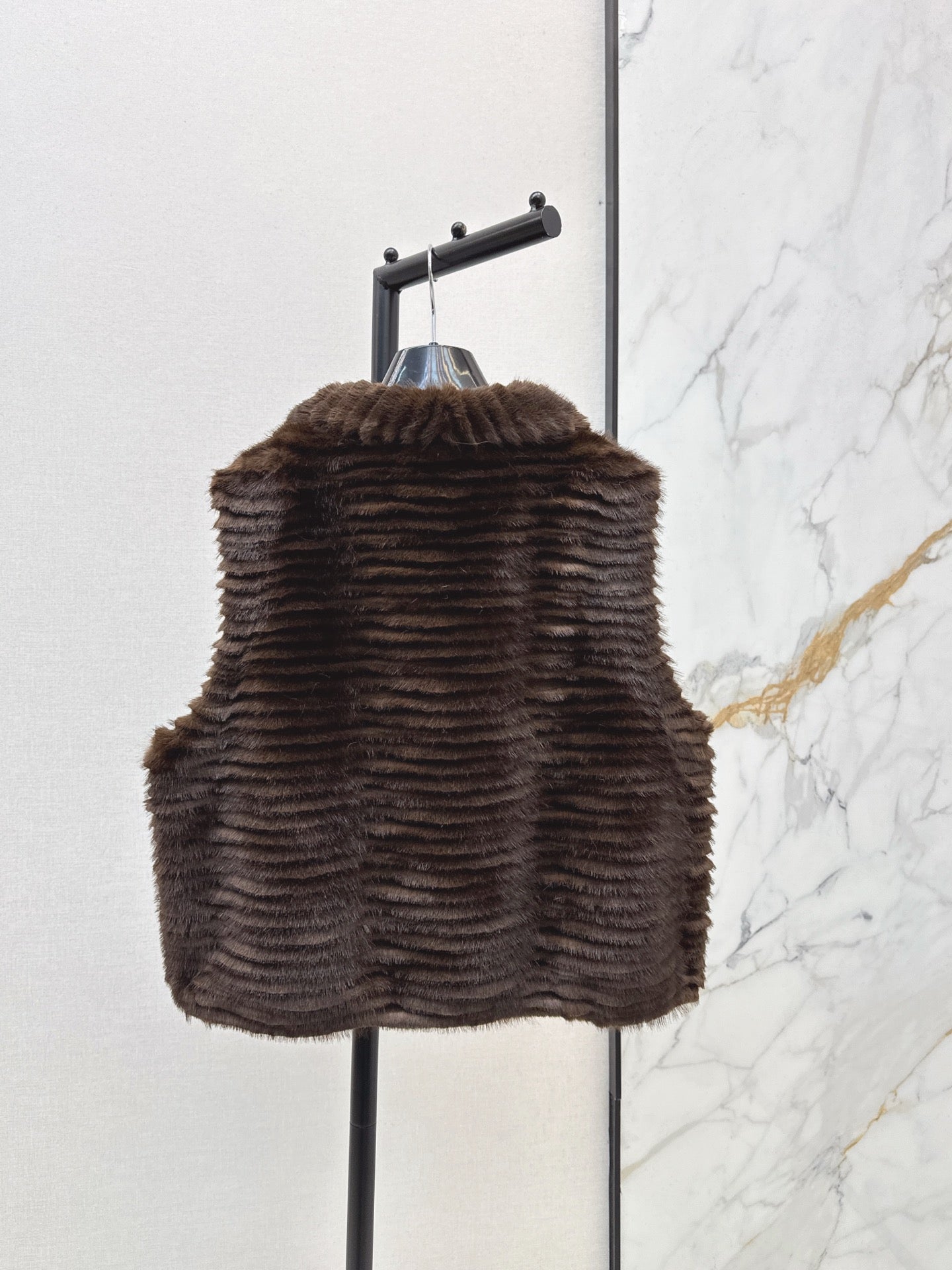 25FW  fur vest jacket
