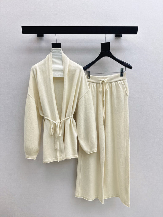 26SS  wool cardigan pants sets