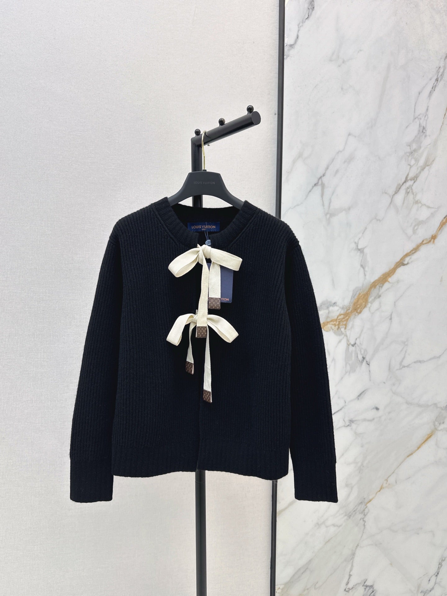 26SS  bow knit cardigan