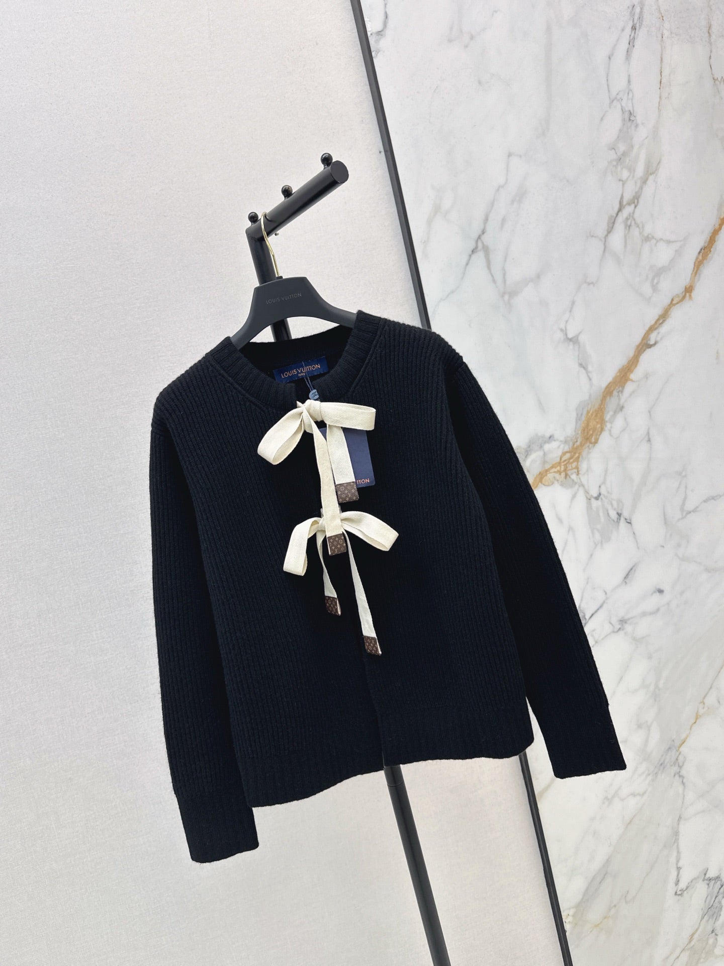 26SS  bow knit cardigan