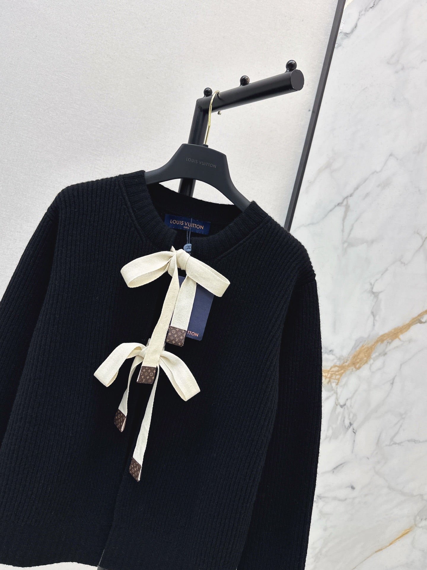 26SS  bow knit cardigan