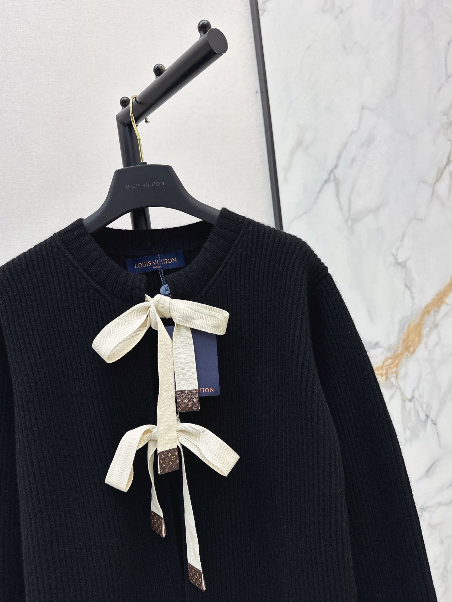 26SS  bow knit cardigan