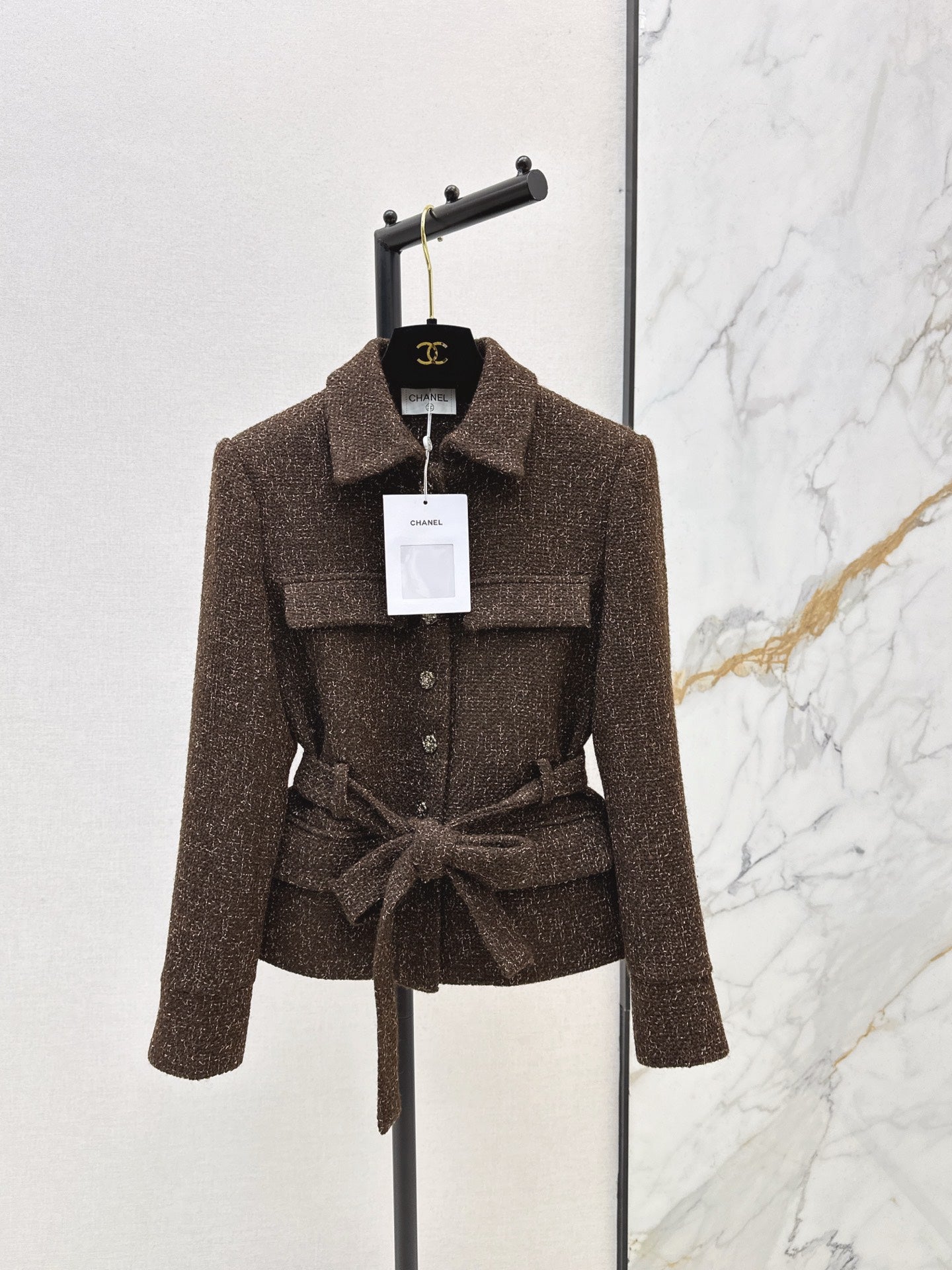 25FW NEW tweed woven jacket