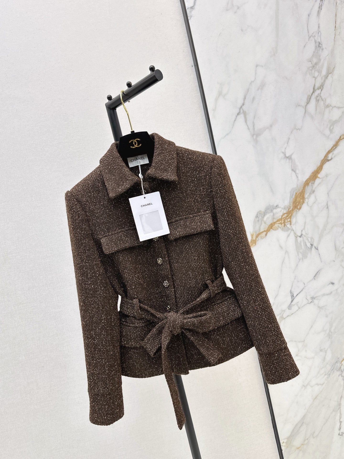 25FW NEW tweed woven jacket