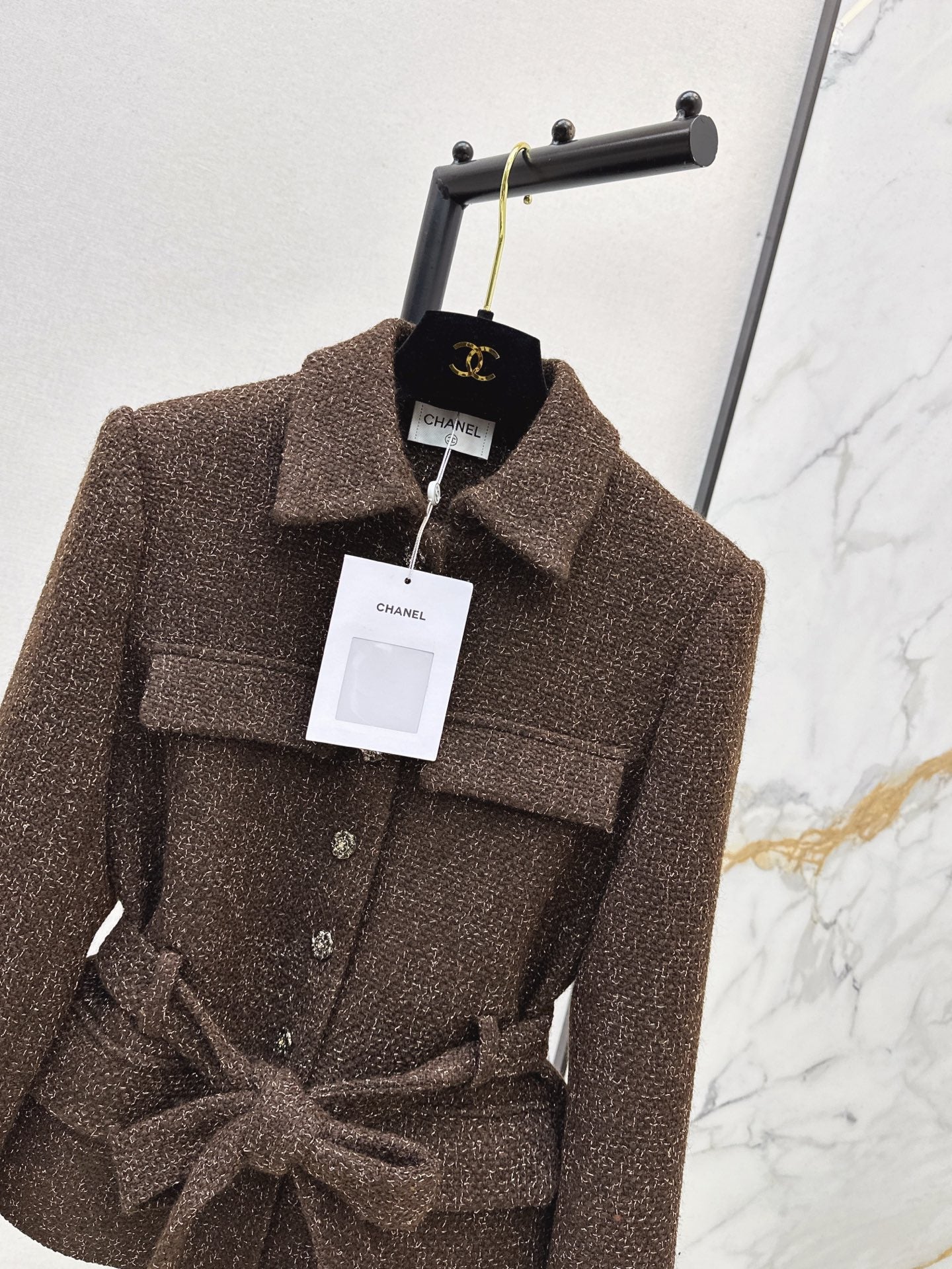 25FW NEW tweed woven jacket