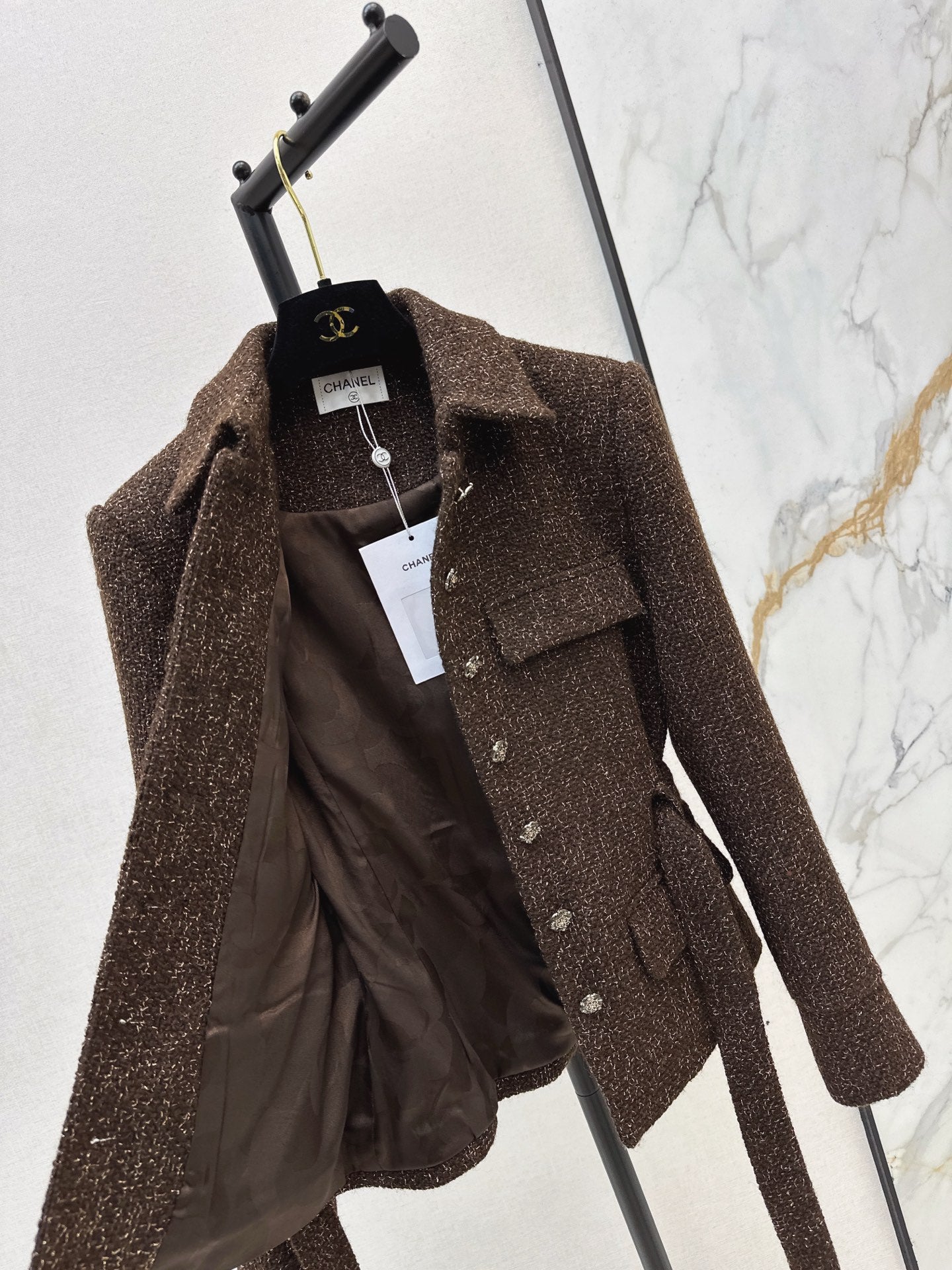 25FW NEW tweed woven jacket