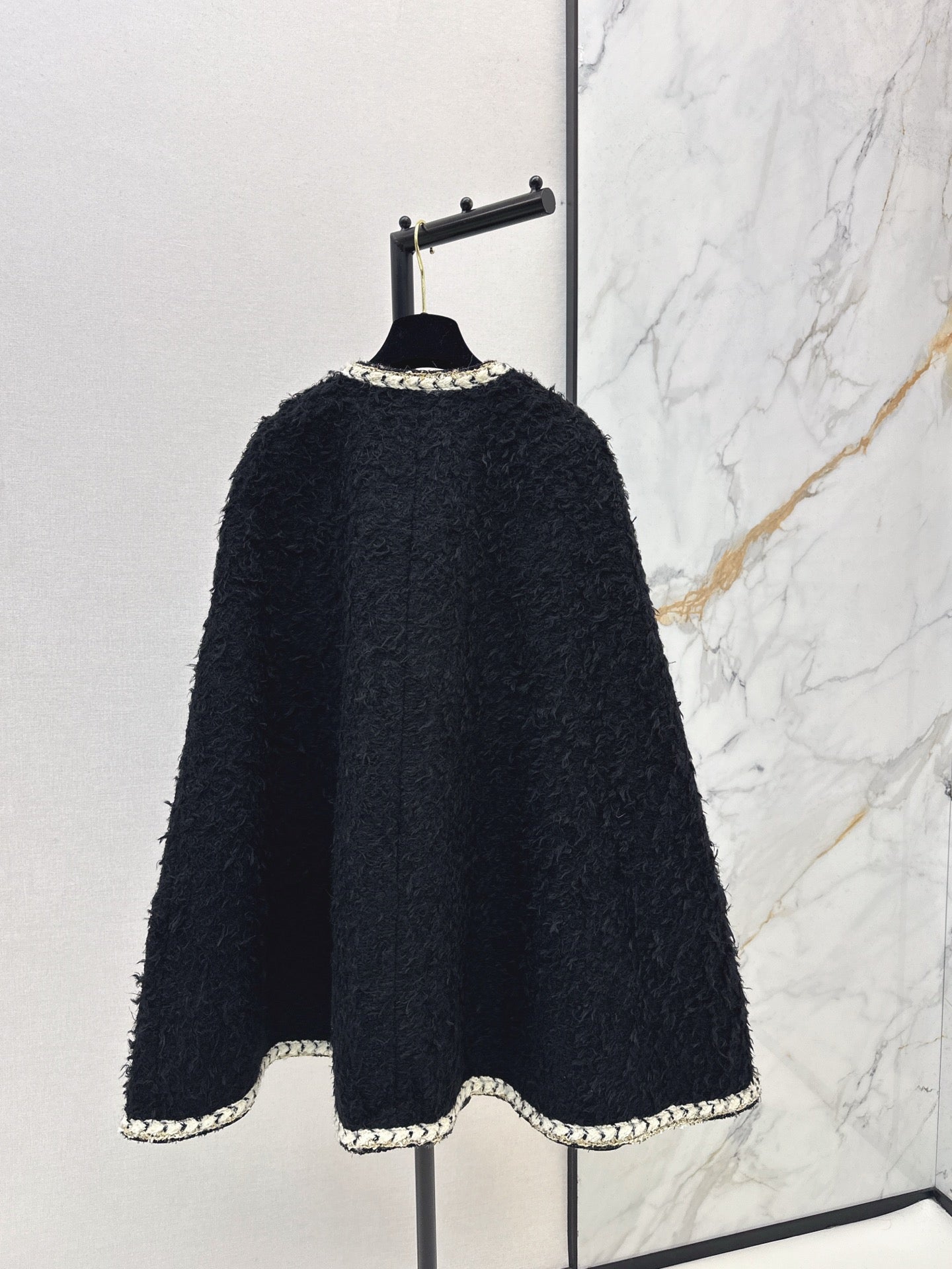 26SS NEW tweed cape coat
