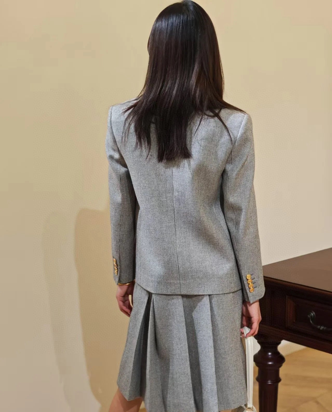 26SS NEW wool skirt