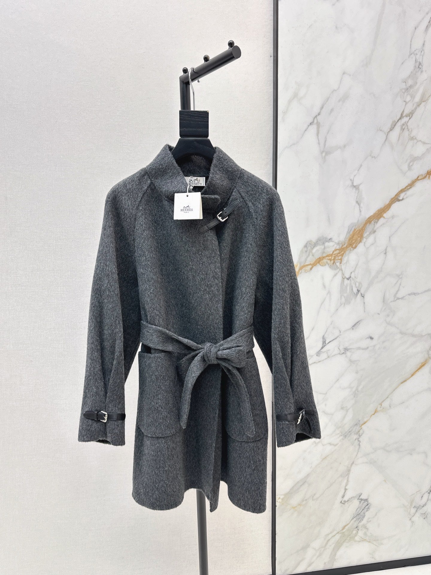 25FW NEW woolen belted overcoats