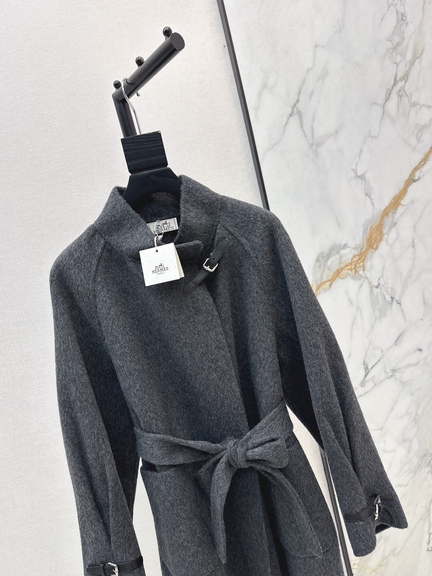 25FW NEW woolen belted overcoats