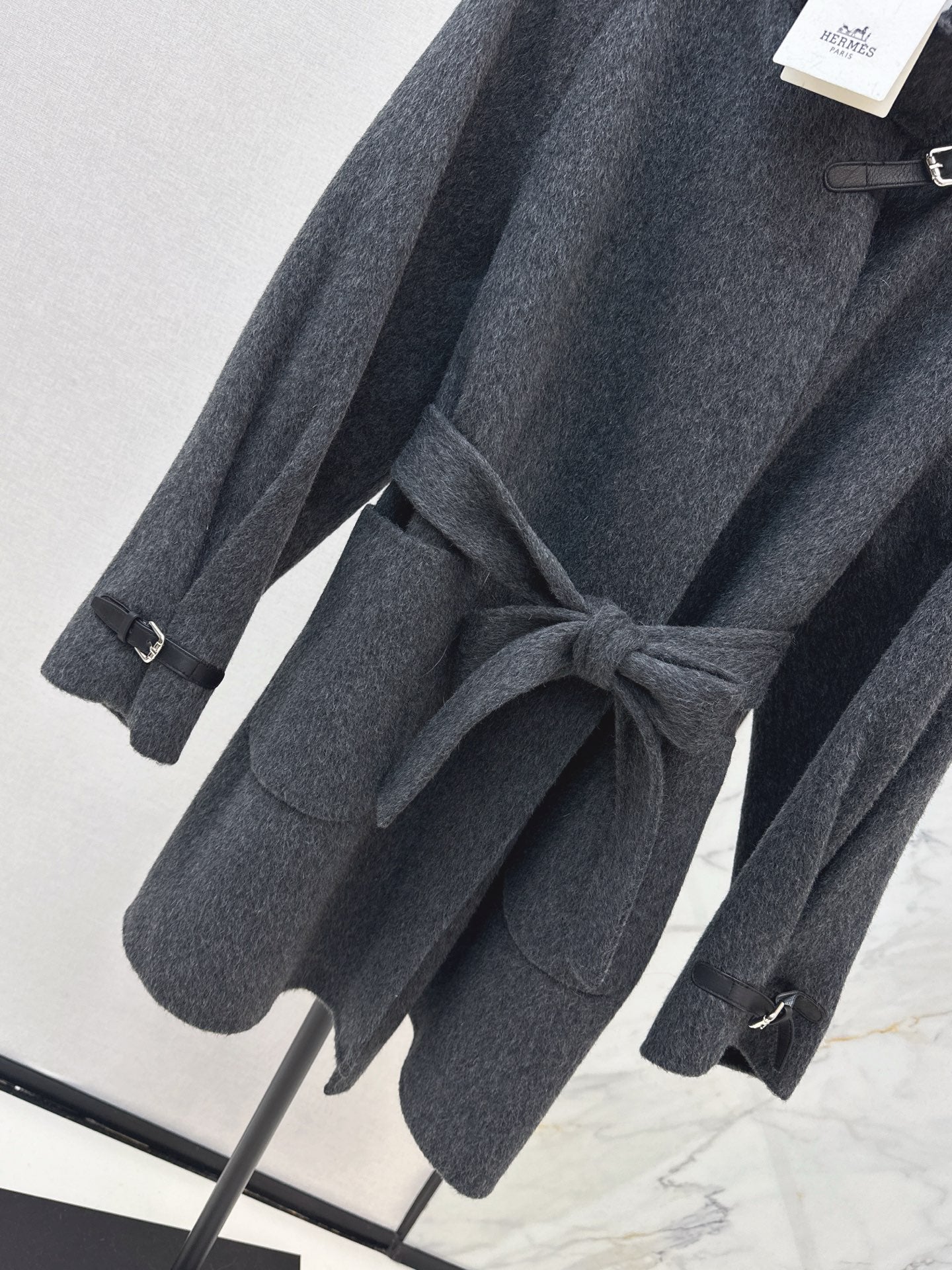25FW NEW woolen belted overcoats