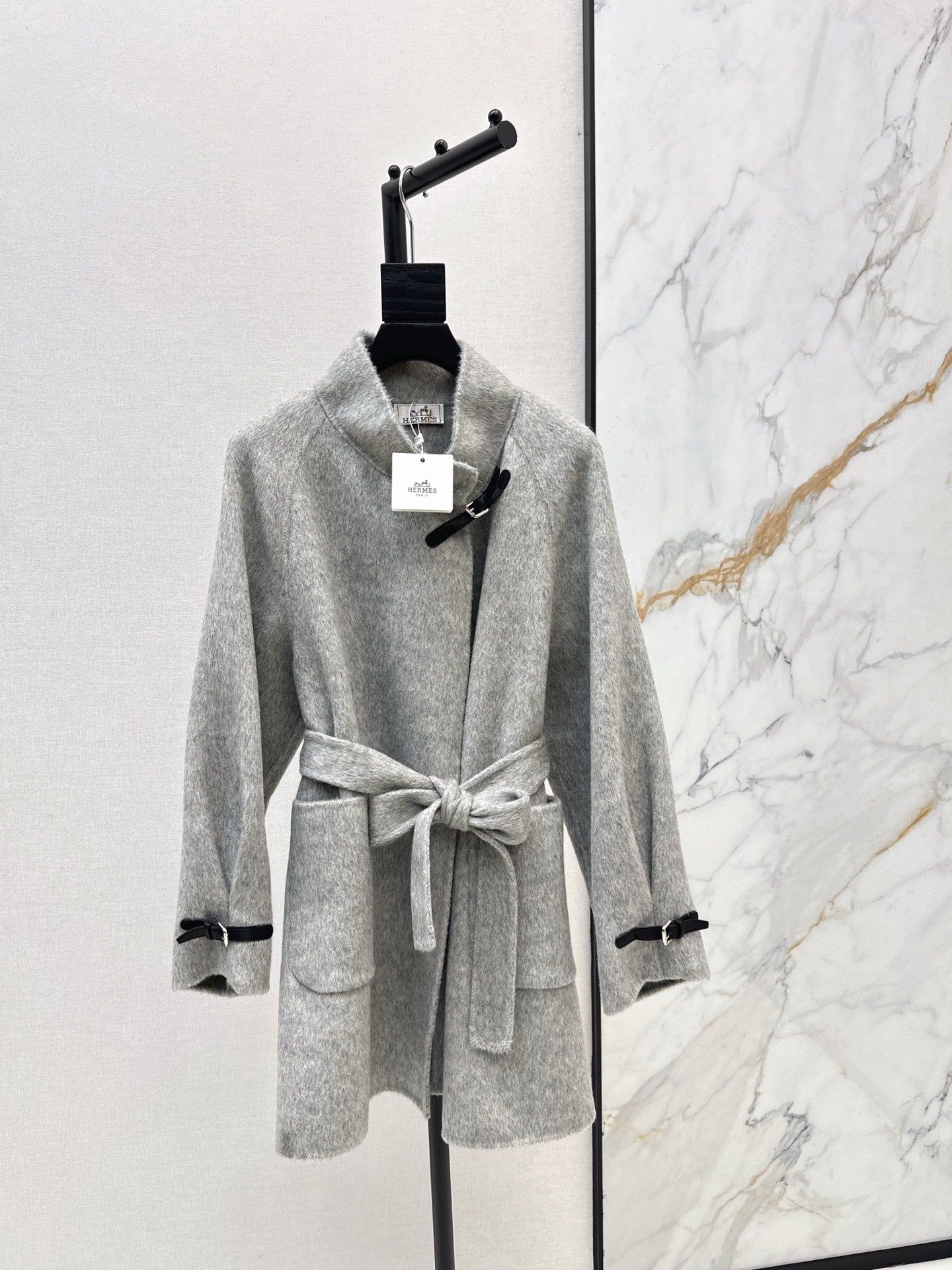 25FW NEW woolen belted overcoats