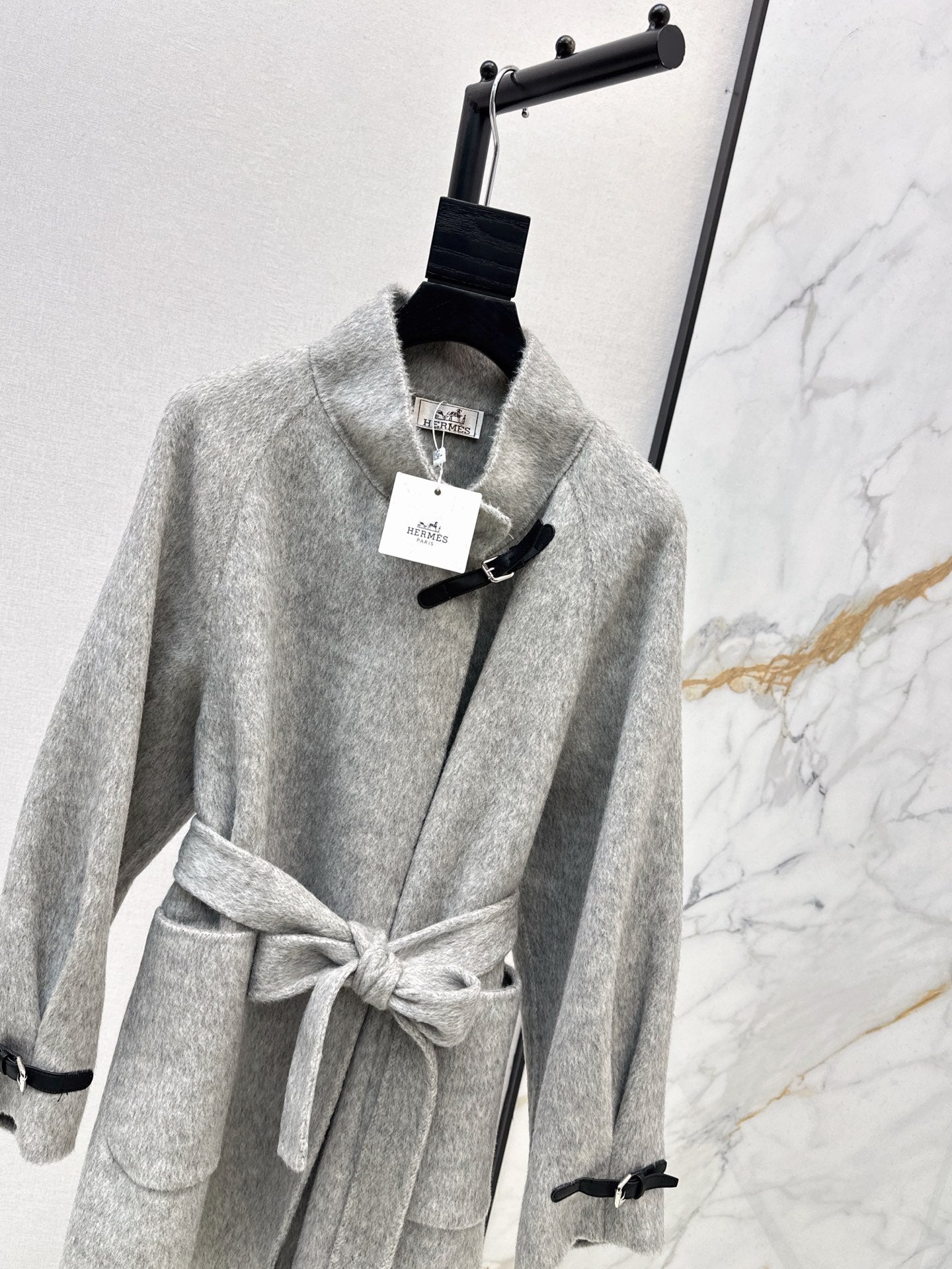 25FW NEW woolen belted overcoats