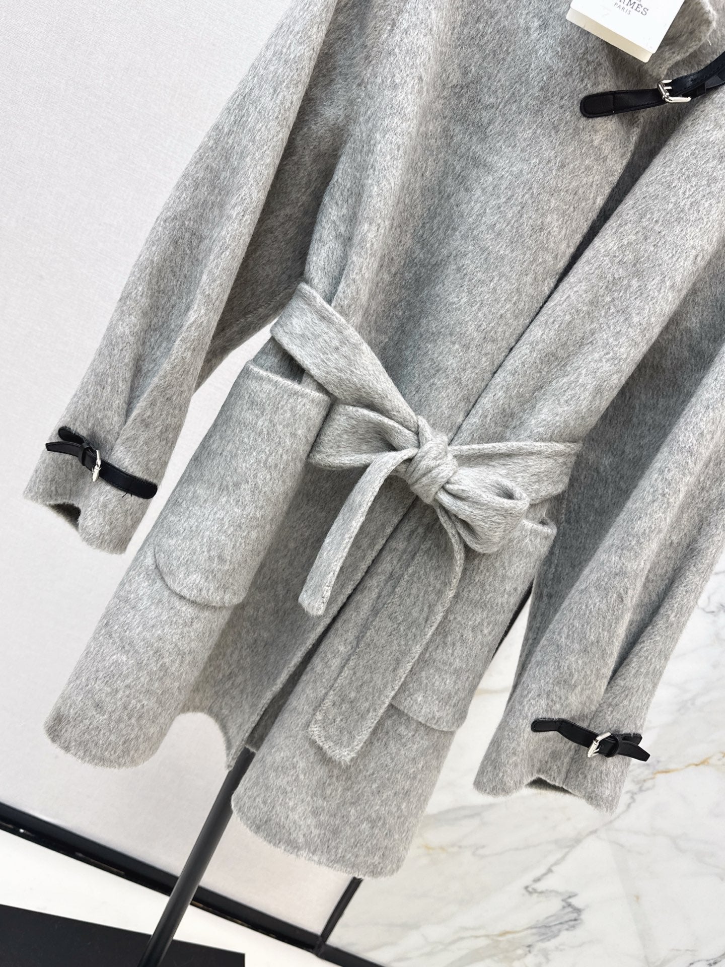 25FW NEW woolen belted overcoats