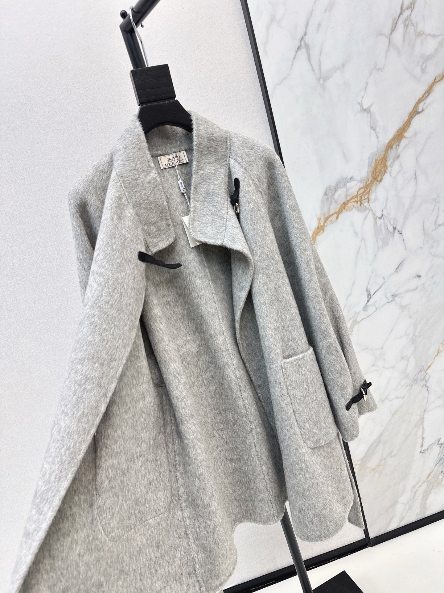 25FW NEW woolen belted overcoats