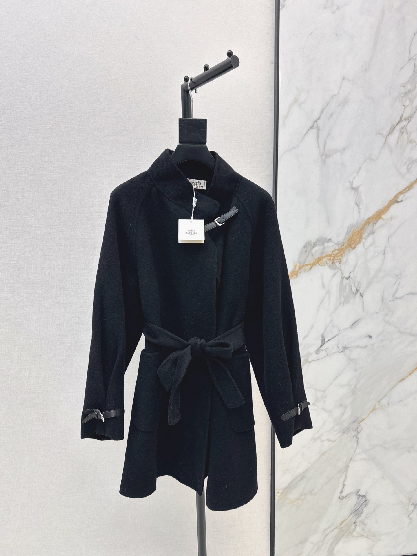 25FW NEW woolen belted overcoats