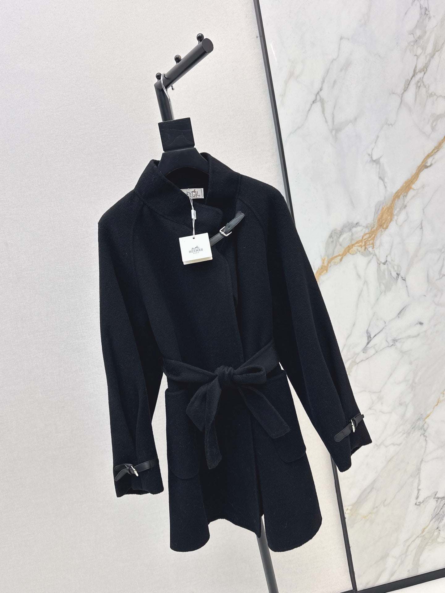 25FW NEW woolen belted overcoats