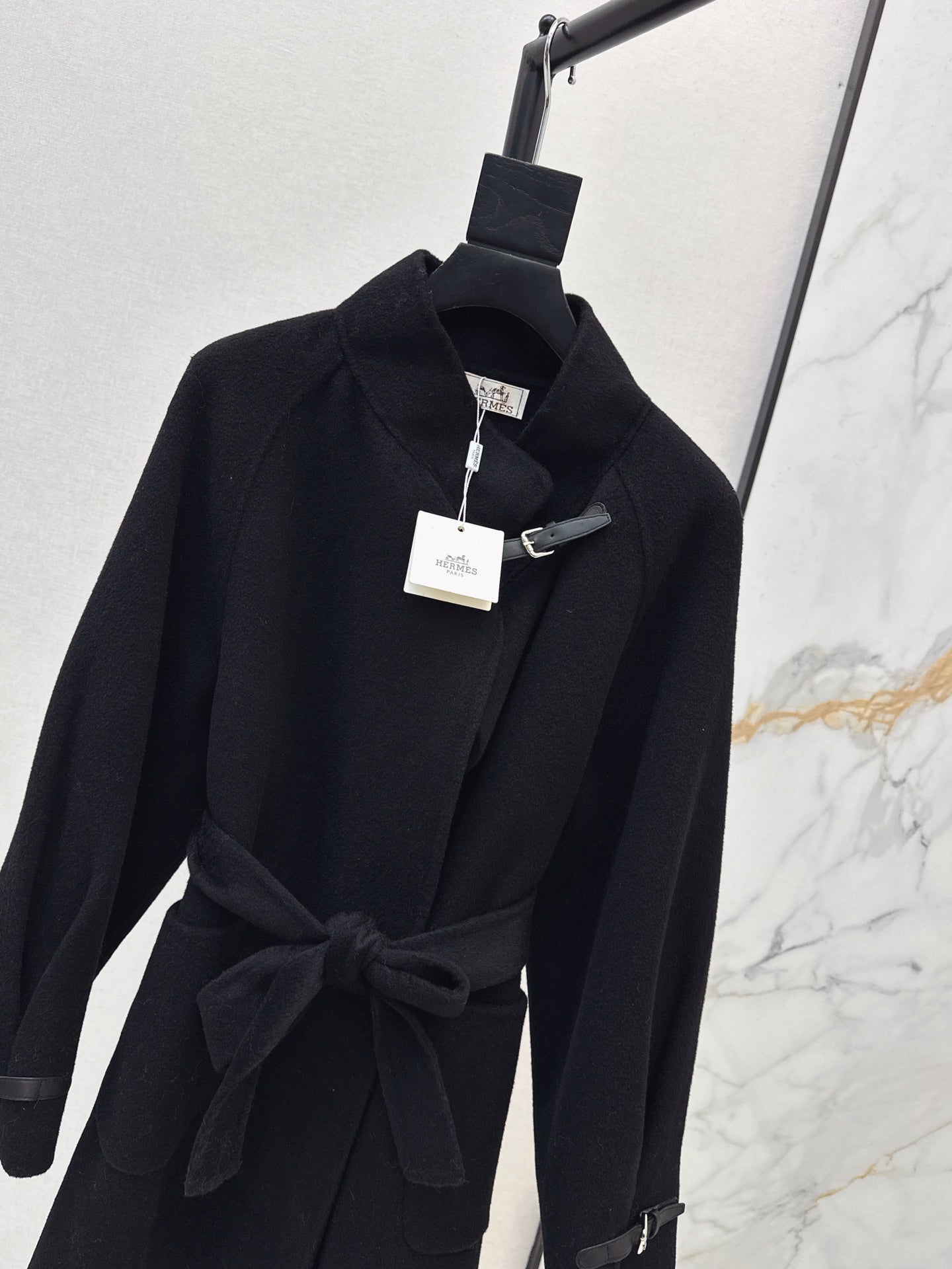 25FW NEW woolen belted overcoats
