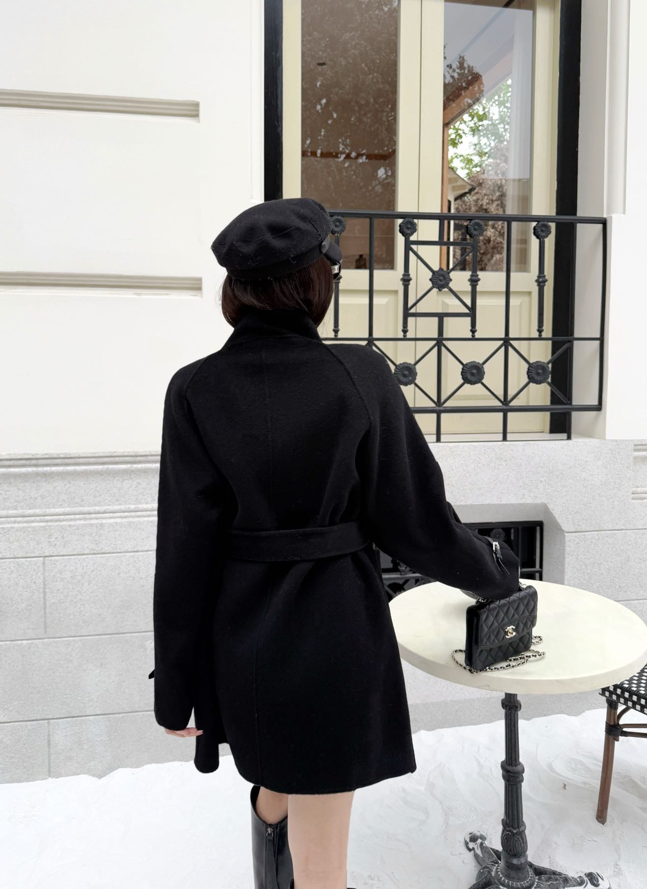 25FW NEW woolen belted overcoats