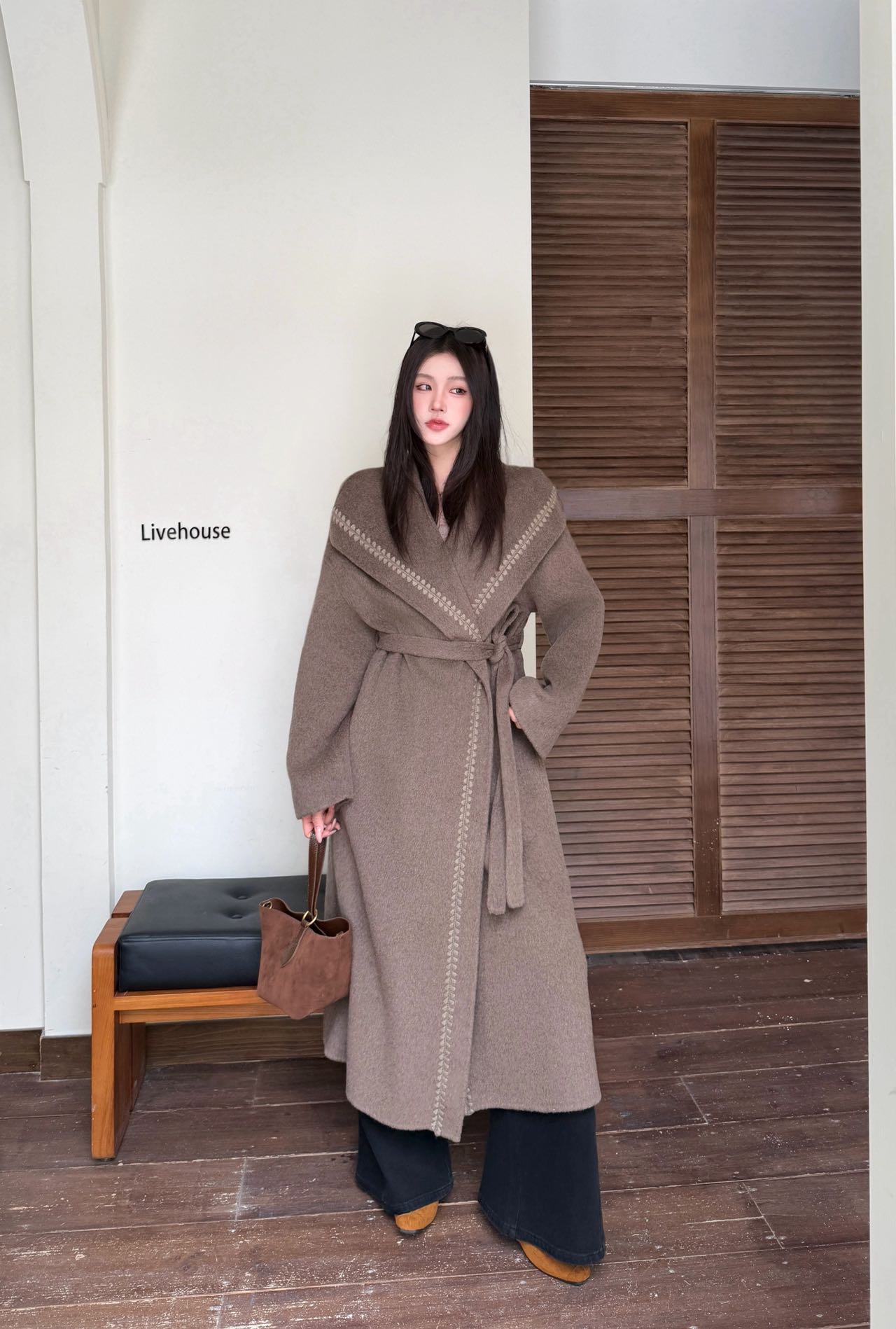25FW NEW woolen long overcoats